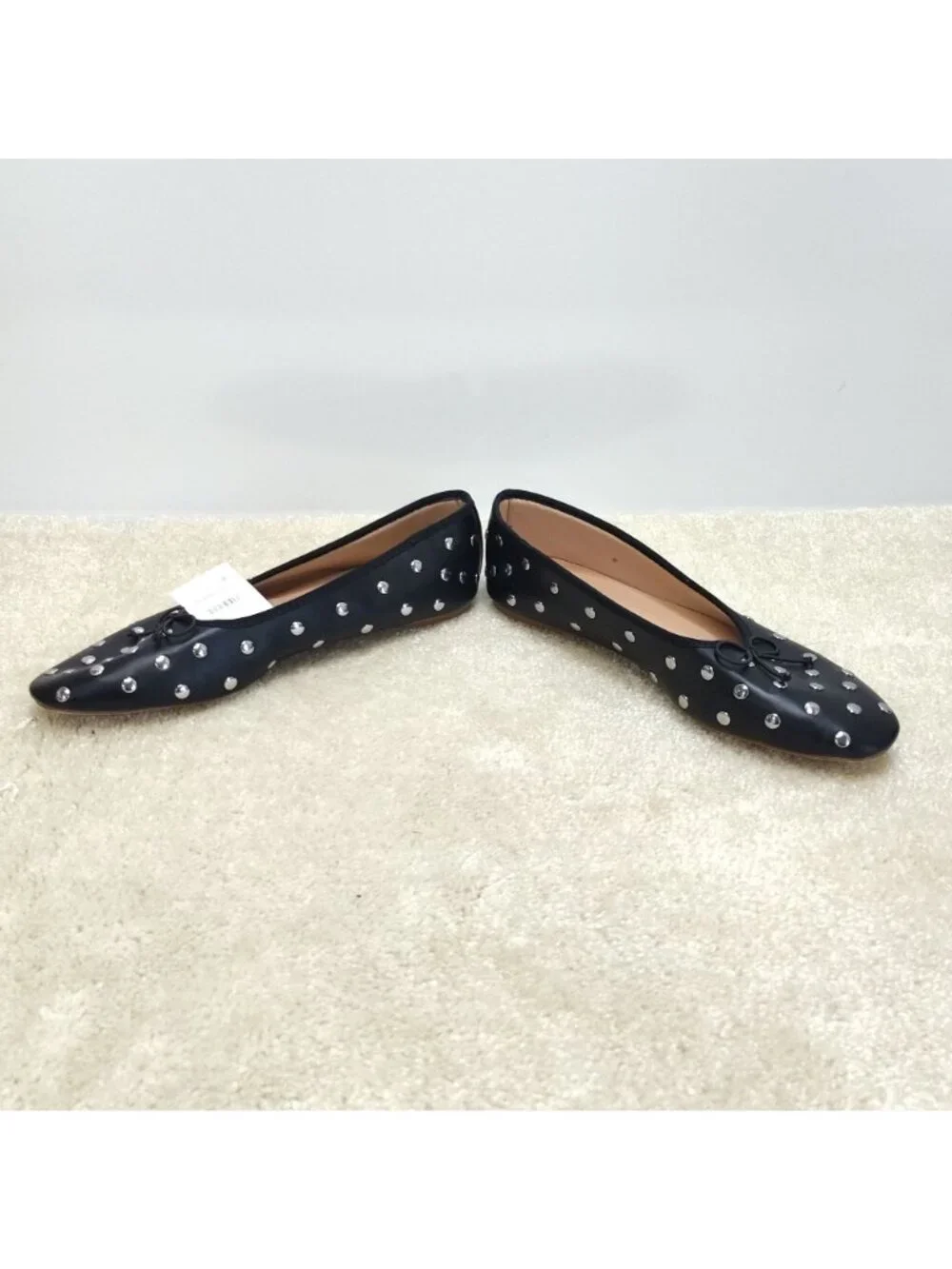 Time And Tru Studded Ballet Mary Jane Flats Loafers Slides Mules Slip-on US 11